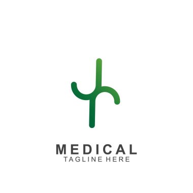 Sağlık logosu tasarımı. Tıbbi Haç logosu.