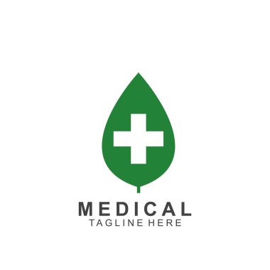 Sağlık logosu tasarımı. Tıbbi Haç logosu.