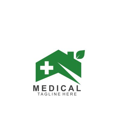 Sağlık logosu tasarımı. Tıbbi Haç logosu.