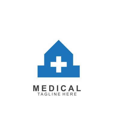 Sağlık logosu tasarımı. Tıbbi Haç logosu.