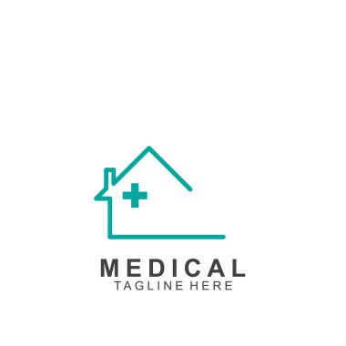 Sağlık logosu tasarımı. Tıbbi Haç logosu.