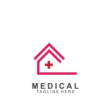 Sağlık logosu tasarımı. Tıbbi Haç logosu.