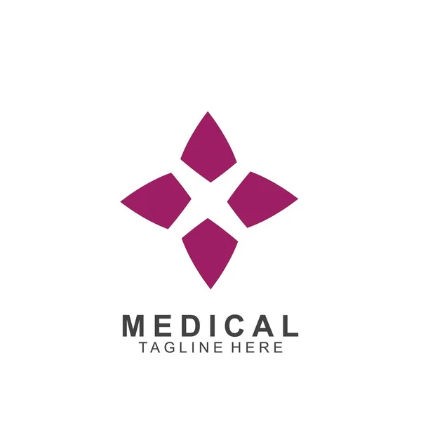 Diseño Plantilla Logotipo Salud — Archivo Imágenes Vectoriales