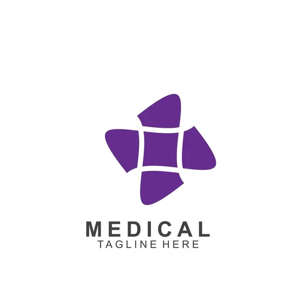 Diseño Plantilla Logotipo Salud — Archivo Imágenes Vectoriales