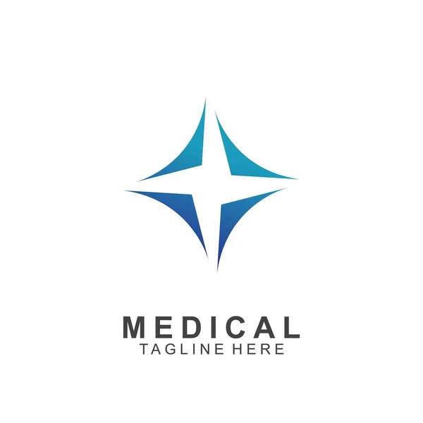 Template Design Medical Cross — 스톡 벡터