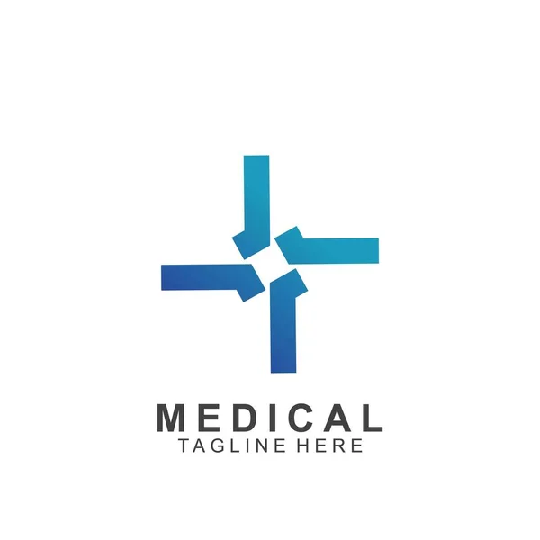 Template Design Medical Cross — 스톡 벡터