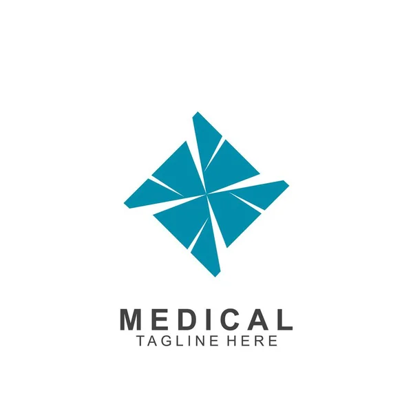 Template Design Medical Cross — 스톡 벡터