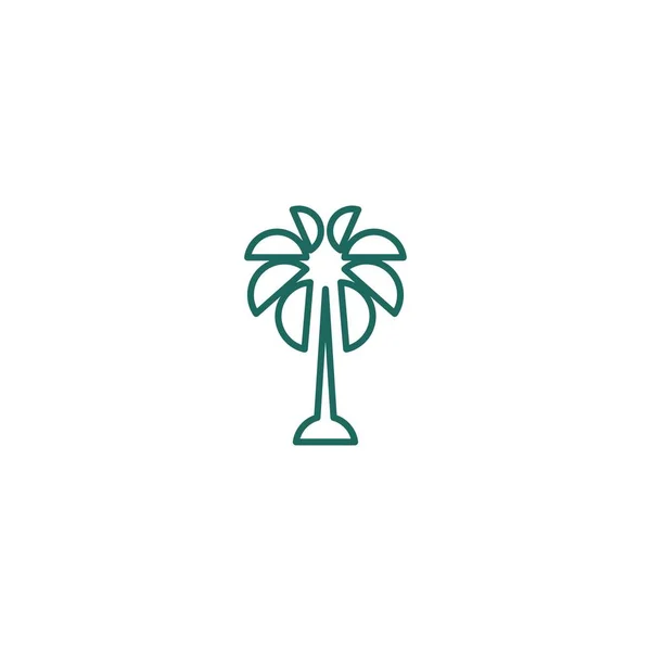 Premium Palm Logo Design Abstraktes Symbol Palmvektor Illustration — Stockvektor