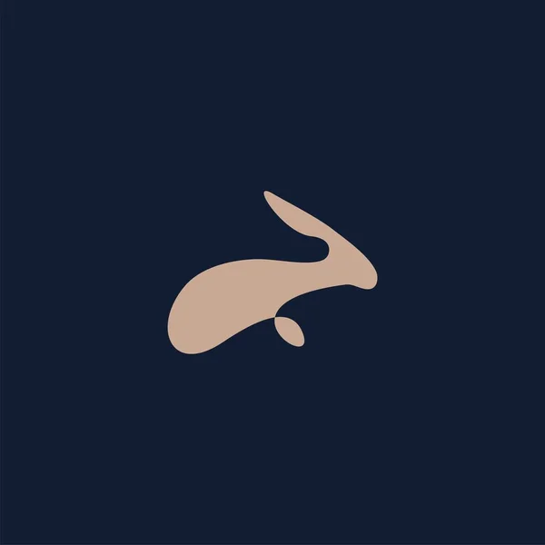 Σχεδιασμός Λογότυπου Λαγού Premium Αφηρημένη Εικόνα Κουνέλι Διανυσματική Απεικόνιση — Διανυσματικό Αρχείο