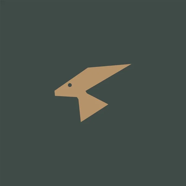 Design Logo Lapin Premium Icône Abstraite Illustration Vectorielle Lapin — Image vectorielle