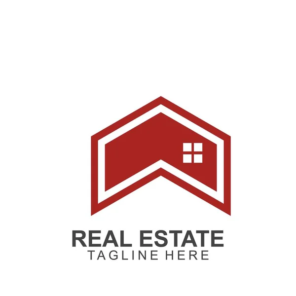 Real Estate Logo Design Modern Elegant Style Design — Stock Vector