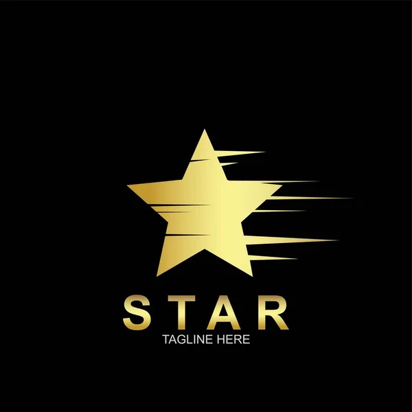 Premium yıldız logo tasarımı. Soyut simge yıldız vektör şablonu