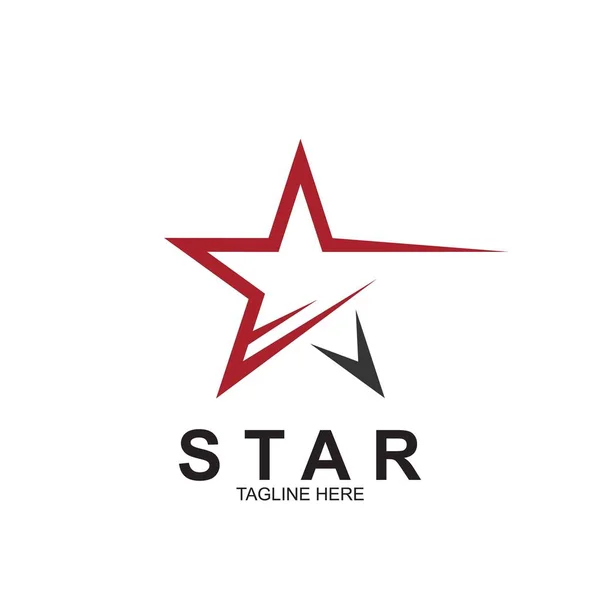 Premium yıldız logo tasarımı. Soyut simge yıldız vektör şablonu
