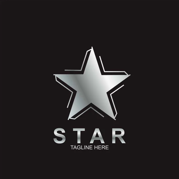 Premium Ster Logo Ontwerp Abstract Pictogram Ster Vector Template — Stockvector
