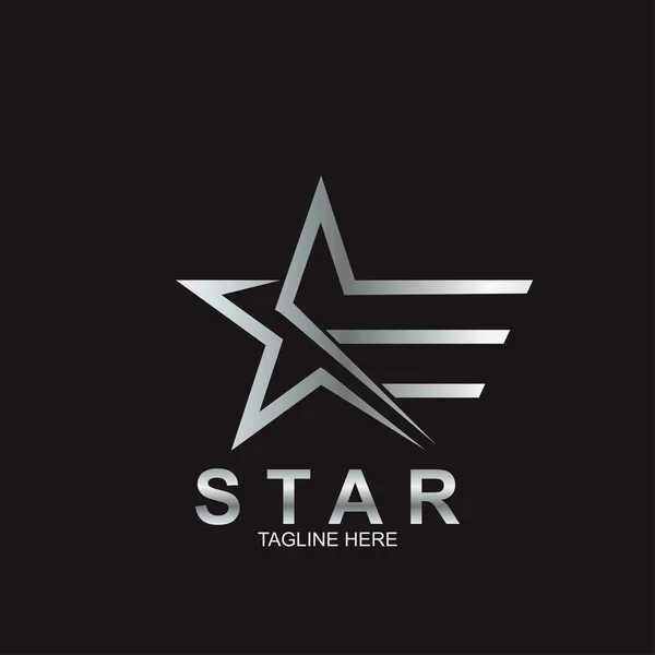 Diseño Logotipo Estrella Premium Icono Abstracto Estrella Vector Plantilla — Archivo Imágenes Vectoriales