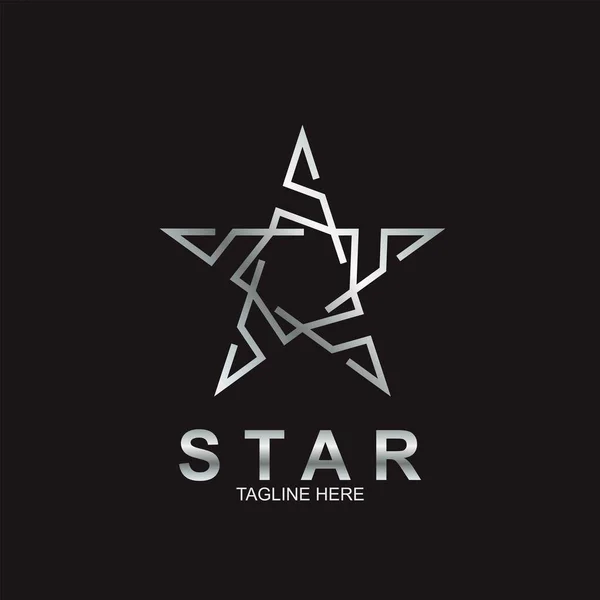 Дизайн Логотипа Звезды Абстрактный Шаблон Звёздного Вектора — стоковый вектор