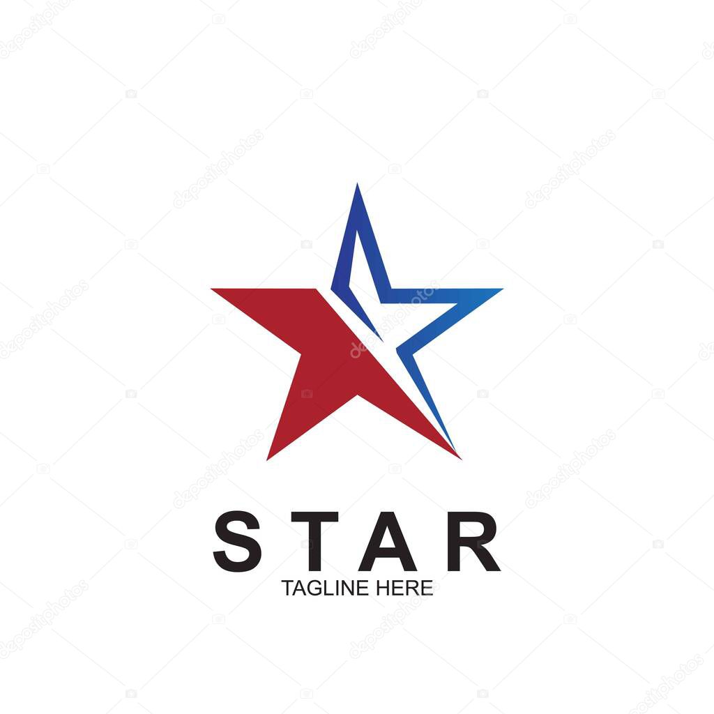 Premium star logo design. Abstract icon star vector template