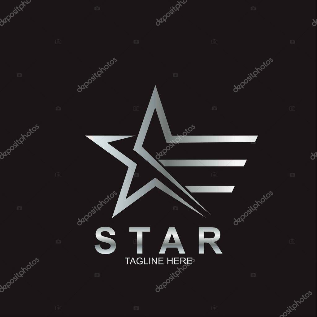 Premium star logo design. Abstract icon star vector template