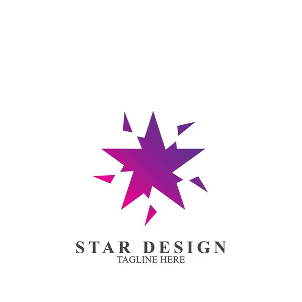 Design Logotipo Estrela Premium Modelo Vetor Estrela Ícone Abstrato — Vetor de Stock