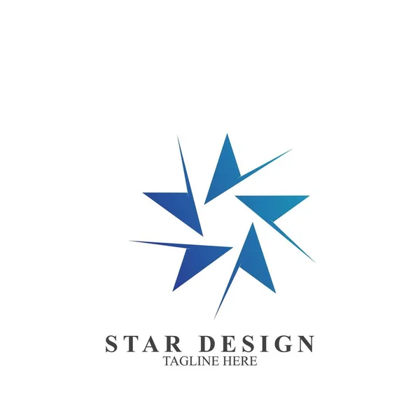 Design Logotipo Estrela Premium Modelo Vetor Estrela Ícone Abstrato — Vetor de Stock