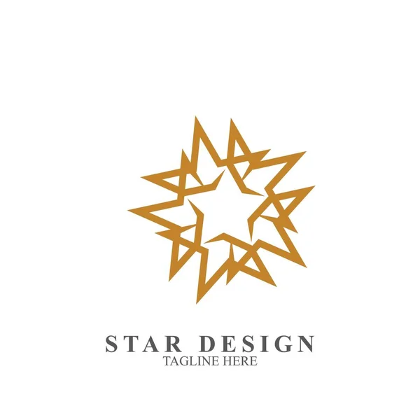 Diseño Logotipo Estrella Premium Icono Abstracto Estrella Vector Plantilla — Archivo Imágenes Vectoriales