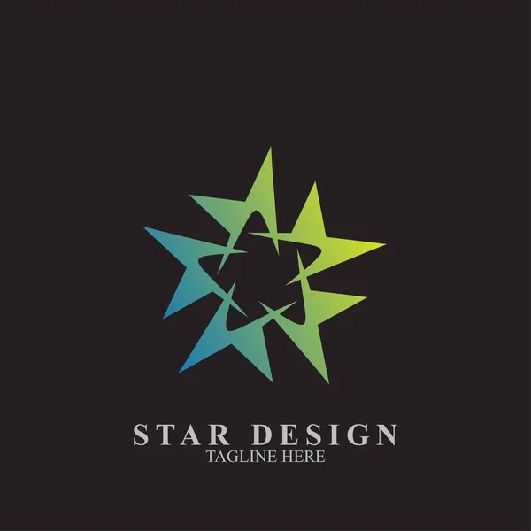 Premium Star Logo Design Abstract Icon Star Vector Template — Stock Vector