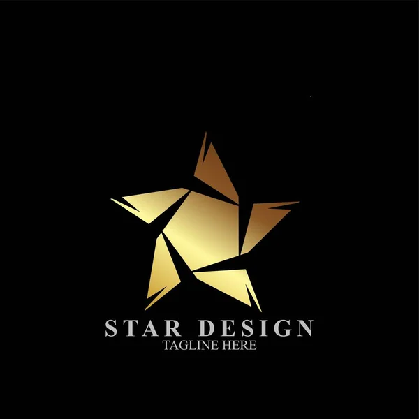 Design Logo Étoile Premium Modèle Abstrait Vecteur Étoile Icône — Image vectorielle