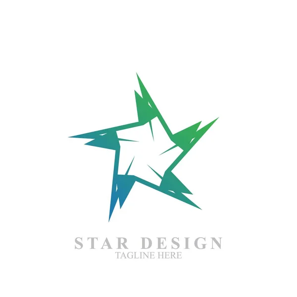 Design Logo Stella Premium Modello Astratto Del Vettore Stella Icona — Vettoriale Stock