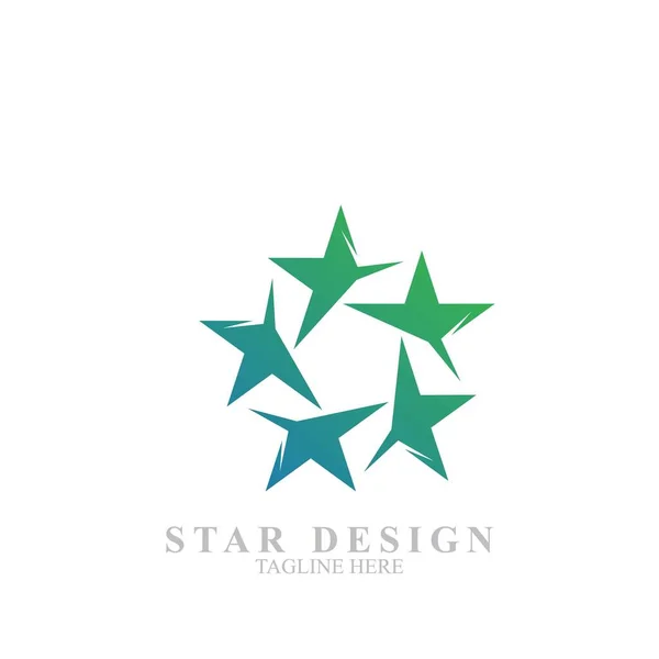 Design Loga Premium Star Abstraktní Vektorová Šablona Hvězdy Ikon — Stockový vektor