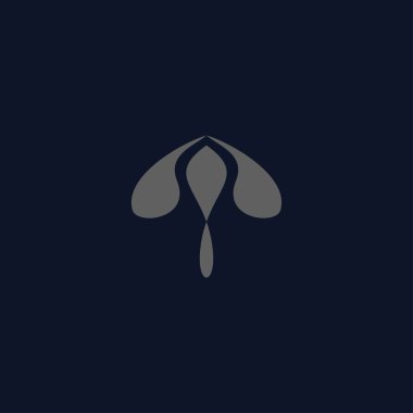 En iyi ağaç logosu tasarımı. Soyut ağaç simgesi vektör illüstrasyonu