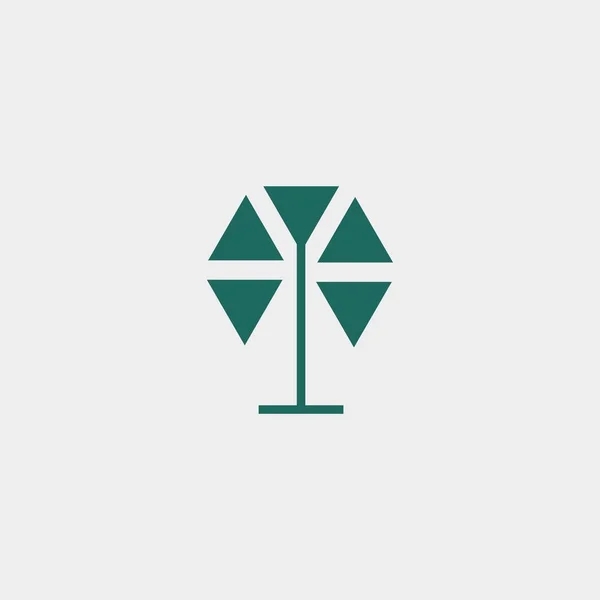 Дизайн Логотипа Premium Tree Иллюстрация Вектора Значков Абстрактного Дерева — стоковый вектор