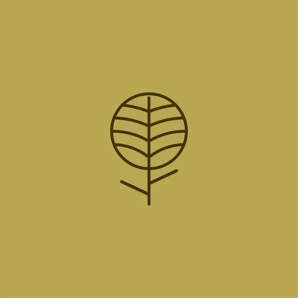 Premium Baum Logo Design Abstrakte Baum Symbol Vektor Illustration — Stockvektor