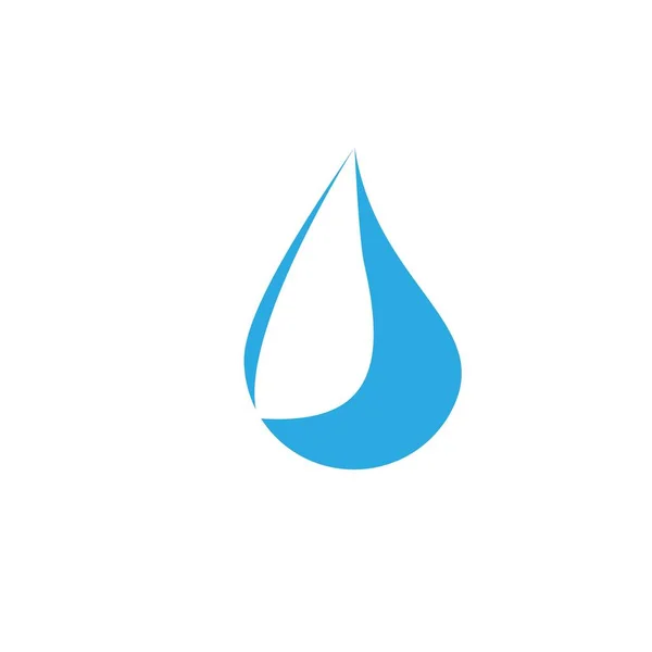 Wassertropfen Logo Design Mit Modernem Konzept Illustration Der Ikone — Stockvektor