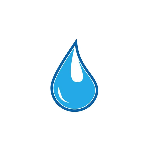 Diseño Del Logotipo Gota Agua Con Concepto Moderno Icono Aceite — Vector de stock
