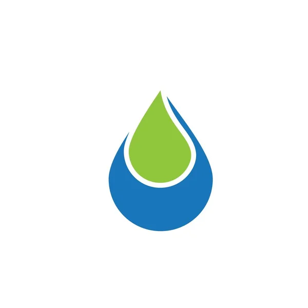 Design Logotipo Gota Água Com Conceito Moderno Ícone Óleo Ilustração — Vetor de Stock