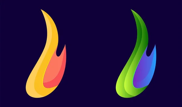 Brand Logo Kleurrijk Met Modern Concept — Stockvector
