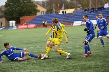 ilgili kişi ile bir futbol maçında oyun bölüm