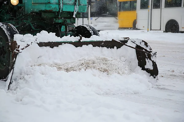 Vehículo de remoción de nieve —  Fotos de Stock