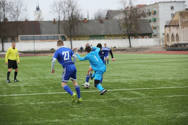 Torneo di calcio pre-campionato a Daugavpils — Foto Stock