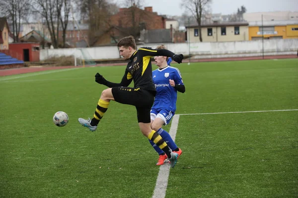 Torneo de fútbol de pretemporada en Daugavpils — Foto de Stock