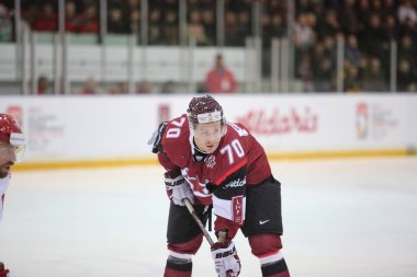 Bir hokey maçı oyun an