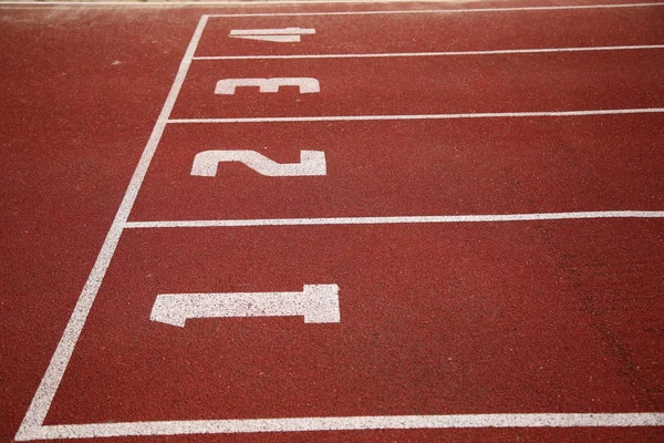 Surface of running track — Stock Photo, Image