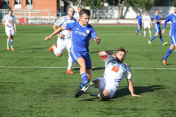 Episode of football match in Daugavpils — Stock Photo, Image