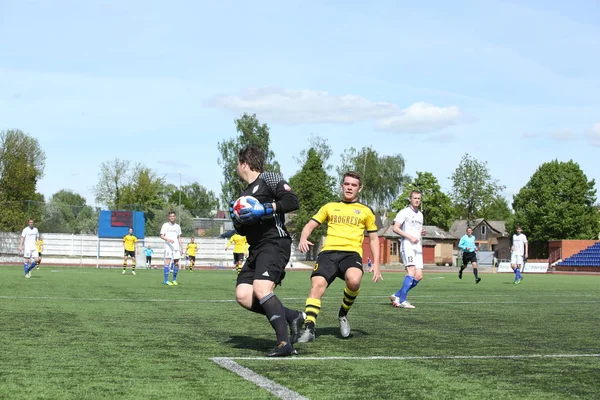 Épisode du match de football à Daugavpils — Photo