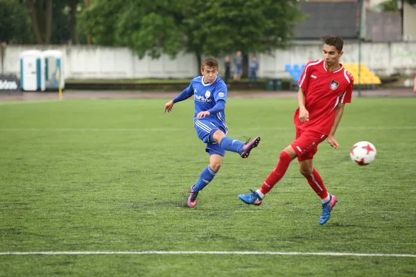 Epizód a labdarúgó-mérkőzés — Stock Fotó