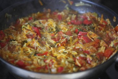 tavada sıcak Sebze Güveç