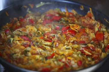 tavada sıcak Sebze Güveç