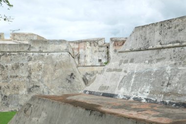 Bengkulu, Endonezya - 5 Kasım 2016: Fort Marlborough, Bengkulu City