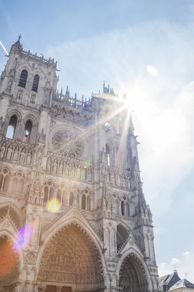Słynna Notre Dame Paris Średniowieczna Katedra Katolicka Paryż — Zdjęcie stockowe