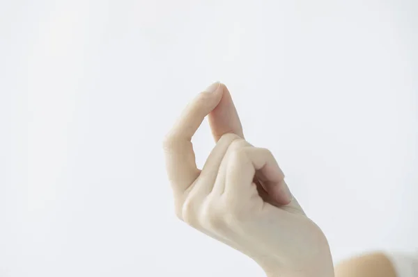 Woman Showing Gesture Closeup — Stock Photo, Image